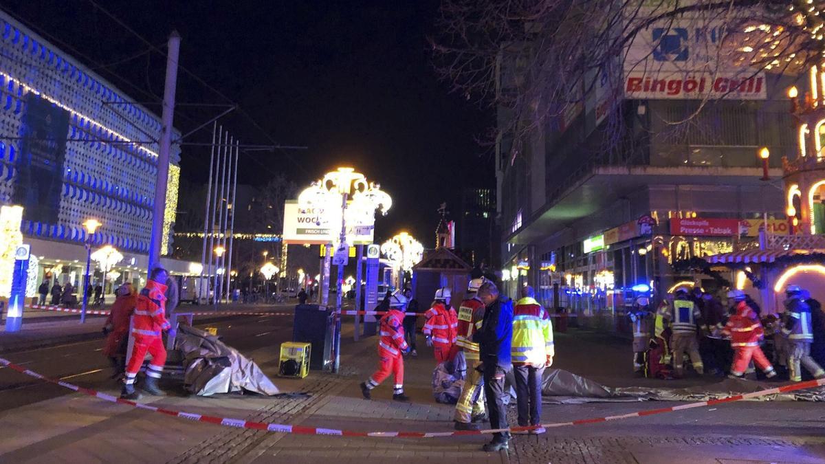 Horror en un Mercado Navideño en Alemania: al menos 5 muertos y 205 heridos