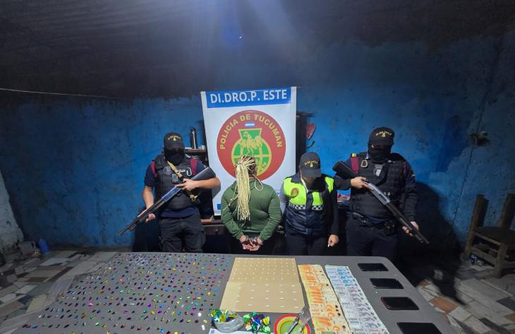 Desbaratan dos kioscos de droga en Alderetes y Capital: hay tres aprehendidos
