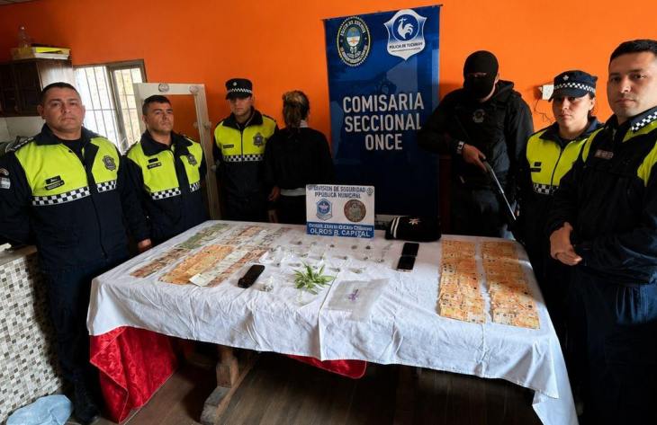 Allanamientos en Costanera Norte: secuestran droga y aprehenden a dos personas