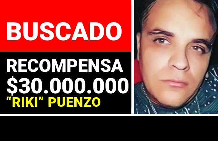 Ofrecen $30 millones de recompensa por información sobre el paradero de «Riki» Puenzo, prófugo por homicidio