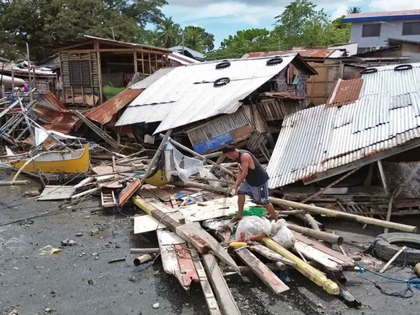 Un terremoto de magnitud 7,8 devastó el sur de Filipinas y deja al menos 41 muertos
