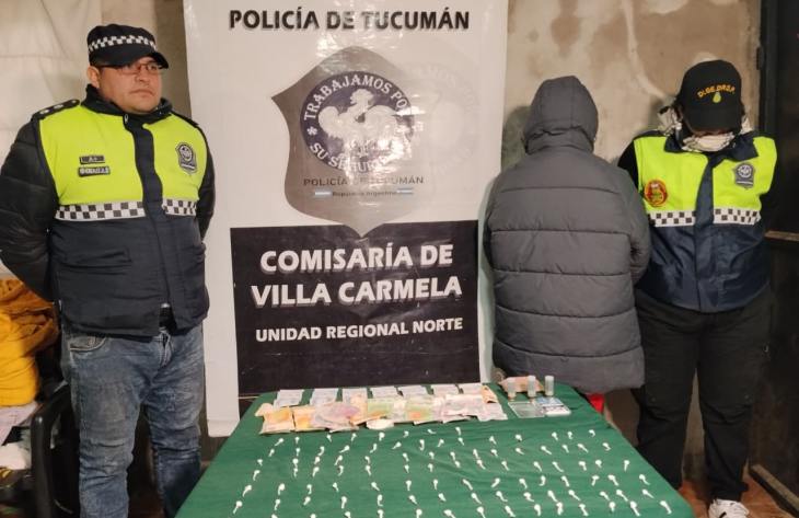 Desbarataron dos kioscos de venta de drogas en Villa Carmela tras una serie de allanamientos