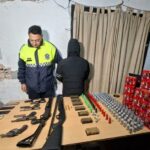 Allanamientos por un robo en Alderetes terminan con dos detenidos y seis armas secuestradas